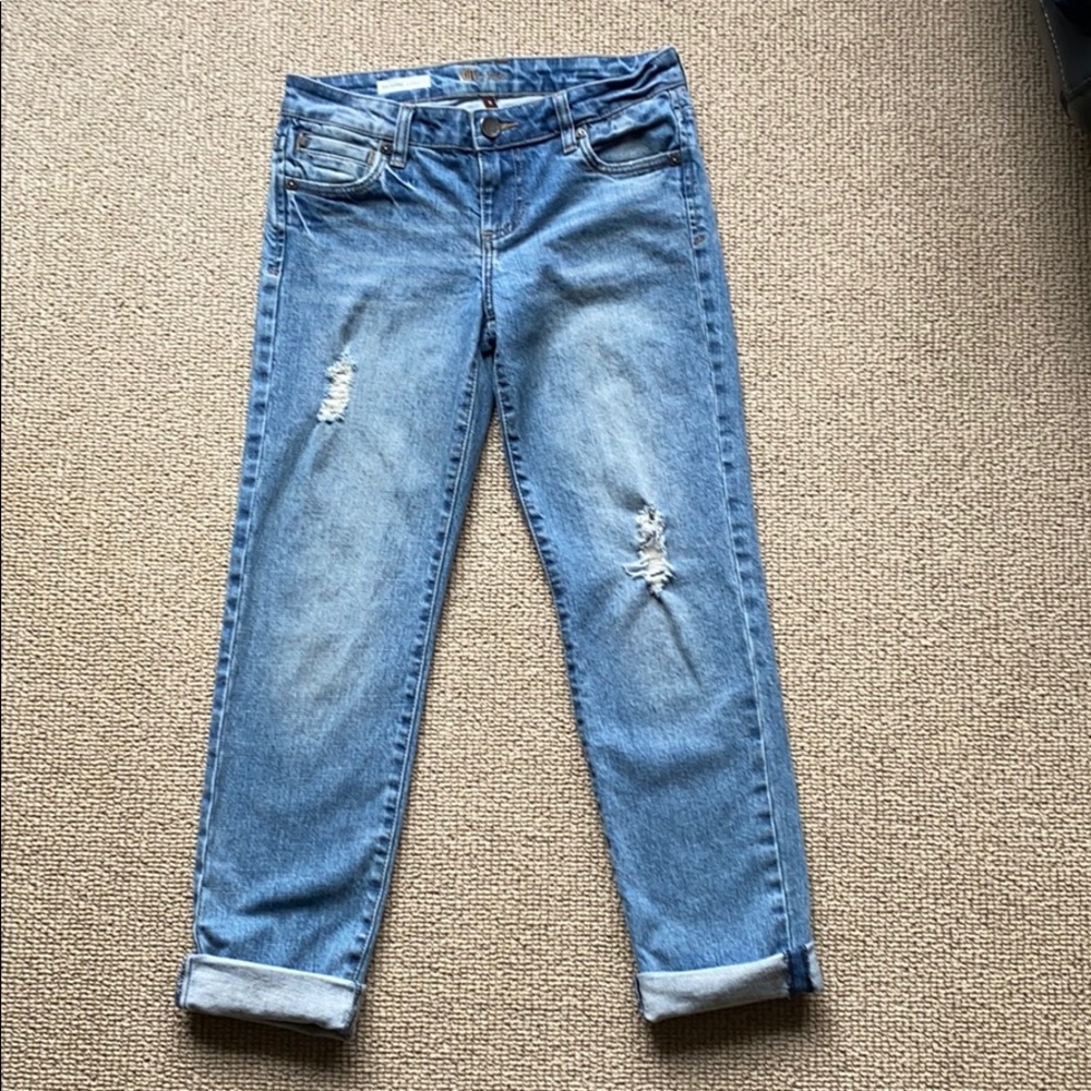 Kut from the Kloth Distressed Boyfriend Jeans